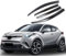 DECI Regenabweiser Windabweiser für Toyota C-HR CHR 2017-2022,Anklebbare Deflektoren 4 Stück