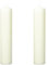 Rayher 3140396 Stumpenkerze, creme, rund, Länge 30 cm, 6 cm ø,100% Paraffin, RAL-Gütezeichen, Rundkerze, Taufkerze, Kommunionkerze, Kerzenrohling zum Verzieren und Basteln (Packung mit 2)