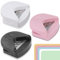 Ezydka Eckenabrunder 3 Stück Tragbare Eckenstanzer 4mm, Mini Eckstanzer, Eckenabrunder für Laminierfolien, Eckenschneider für Laminierfolien Papier Foto Karten Scrapbooking Handwerk DIY, 3 Farben