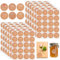 HEKOBAG 840 Stück Etiketten Marmelade Selbstklebend Kraftpapier Geschenkaufkleber Geschenk Sticker Rund Klebeetiketten ∅38mm Homemade Aufkleber zum Beschriften Marmeladenetiketten für Briefumschlag