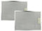 vhbw 2x Filter Metallfettfilter Ersatz für AEG 4055107017, 50273708003 für Dunstabzugshaube - 38 x 28,3 x 0,9 cm, Metall