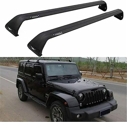 WHMH Auto Dachträger für Jeep Wrangler jk JL 2007-2021,Anti-Rost Dachgepäckträger für Autos Fahrradträger Relingträger Auto Teile