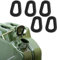 deemars 5PCS Benzinkanister Dichtung, Dichtungen Kraftstoff Dichtungsringe, Dichtung Dichtungsringe, Autozubehör Gummidichtungen für Benzinkanister Ersatz für Liter NATO Benzinkanister Auslauf