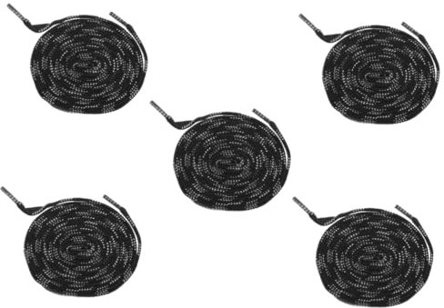 BESPORTBLE 5 Pairs Polyester Schnürsenkel Rollschuhe Schlittschuhe Outdoor Ski Schuh Elastische