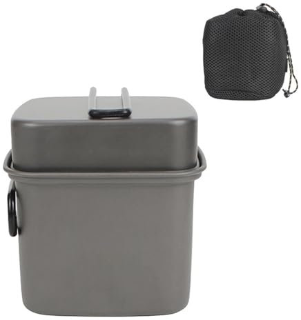 Casserole de camping, ustensiles de cuisine de camping en aluminium antiadhésifs, accessoires multifonctionnels pour camping