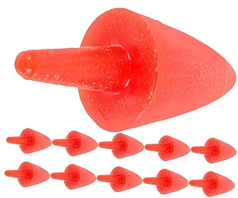 JEWEDECO 200stücke Schneemann Nase Bastelset DIY Weihnachtsdeko Plastik Nase Für Schneemann Herstellung Kreatives Bastelzubehör Für Weihnachten Für Familien Und Freunde
