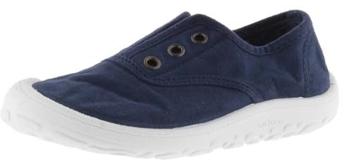 victoria Inglesas Unisex Respetuosas Barefoot Bosco Lona Drec & Elástico Central 1370110 para Niños Marino 27