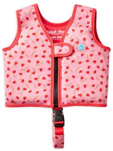 Go Splash Gilet da nuoto (con cintura), Strawberry Field, 4-6 anni