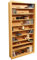 WATSONS BALTIMORE - Large 730 CD / 300 DVD/Blu-ray/Media Storage Shelves - Beech