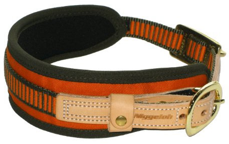 Niggeloh Hundehalsband Schweißhalsung, orange-oliv, M, 011100022