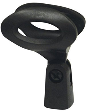 Soundlab Plastic Microphone Holder Black