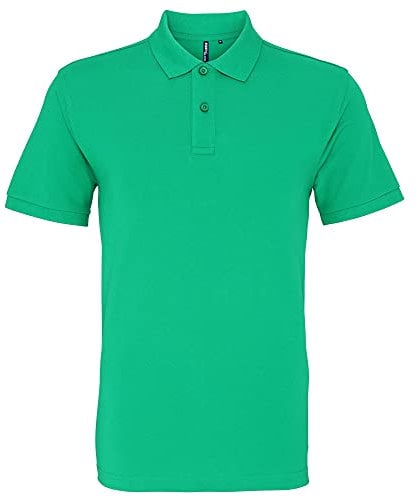 Asquith & Fox Men's Asquith and Fox Men's Polo Short Sleeve Polo Shirt, Green (Kelly 000), Large (Manufacturer Size:Large)