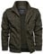 EKLENTSON Blousons Homme Hiver Cyclisme Militaire Tactique Coupe-Vent Manteau,Vert Militaire,XL