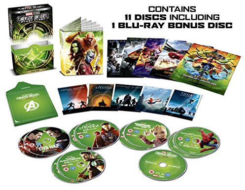 Marvel Studios Cinematic Universe: Phase Three - Part One 4K Ultra-HD [Blu-ray] [2019] [Region Free]