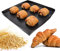 Firsmat Solider Kochkorb, BBQ Antihaft PTFE Toaster Backblech für Schnellöfen, Pommes, Chicken Wings, und Brotheizung