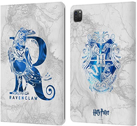 Head Case Designs Offizielle Harry Potter Ravenclaw Aguamenti Deathly Hallows IX Leder-Wallet-Hülle Kompatibel mit Apple iPad Pro 11 2020/2021 / 2022