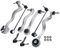 Frankberg 4x Querlenker + 2x Koppelstange + 2x Spurstangenkopf Vorderachse Kompatibel mit 5er E60 2001-2010 5er Touring E61 2004-2010 Replace# 31126760181