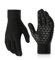 JPGhaha Handschuhe Warme Herren Damen Strickhandschuhe Schwarz Winter 21cm X 8cm Winddicht Touchscreen Rutschfestem Silikon Handschuhe Thermohandschuhe Elastisch Manschette Outdoor