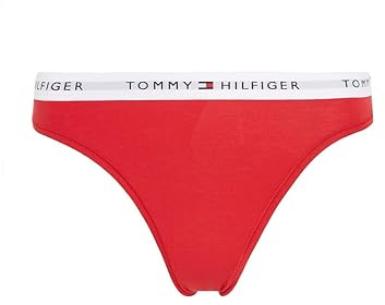 Tommy Hilfiger Damen String Tanga, Rot (Primary Red), M