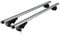 Menabo Dachträger kompatibel mit VW Golf 5K Variant 2008-2012 90kg TÜV Aluminium Silber 2X