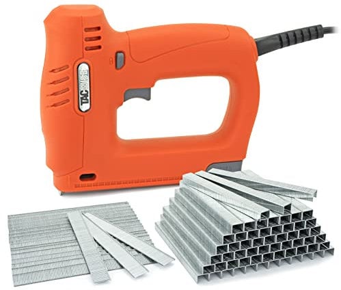 Tacwise 1703 140EL Pro Grapadora/Clavadora Brad Eléctrica con 5.000 Grapas y 2000 Clavos, Utiliza Grapas tipo 140 y Clavos tipo 18G