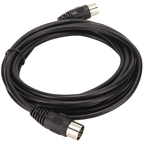 Cable DIN Midi de 7 Pines Macho a Macho 9ft 3m Interfaz de Controlador Cable de Audio para Bang & Olufsen, Naim, Cable de Sistemas Estéreo Cuádruple