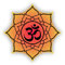 WildeBabsKLBT 11cm Hochwertiger Premium Auto-Aufkleber Sticker Decal Autoaufkleber Klebefolie Mandala Om Zeichen Regenbogen Boho-Stil Ugadi Yantra Dkyil Om Gelb Rot M85