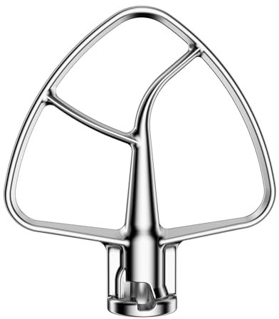 Frusta per KitchenAid - Miscelatore con testa inclinabile da 4,5/5 litri, in acciaio inox, per mixer con testa inclinabile da 4,5/5 litri, accessorio per mixer KitchenAid, lavabile in lavastoviglie,
