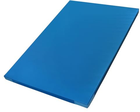 ALPIDEX 10 x Turnmatte 200 x 125 x 6 cm Leichtturnmatte Matte Sportmatte mit Anti-Rutschboden und Klettecken, Farbe:dunkelblau