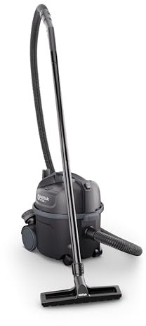 Nilfisk 107421140, Aspiratore Commerciale VP300R (aspiratore Industriale con Filtro HEPA, Volume Sacchetto Filtro 10 l, Potenza assorbita 800 W, Portata 32 l/s, 30% PCR), Nero
