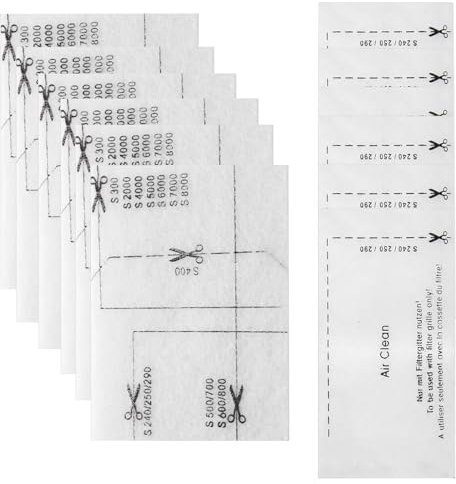 6 Stück Staubsauger Filter für Miele Staubsauger,Motorschutzfilter Und Staubsaugerfilter Set,Microfilter Abluftfilter,Airclean Kompatibel für Miele Complete C1/2/3,Compact C1/2,S200-S899,S2000-S8999