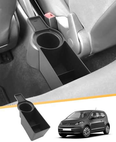 LFOTPP Getränkehalter Ablagefach auf dem Rücksitz Für V W UP GTI/Seat MII/Seat MII Electric/Skod-a Citigo/Citigo-e iV, Rücksitz Mittelarmlehne Becherhalter Organizer Tray