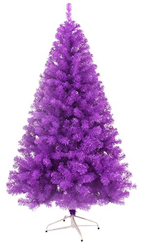 Albero di Natale artificiale MAKAFDGAS viola, Abete, Stand Up/Pop-Up, Decorazioni incluse