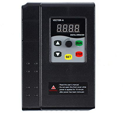 Frequenzumrichter 380V, 2.2KW, 3-Phasen Wechselrichter, V/F Drehzahlregler mit Digitale Anzeigebildschirm