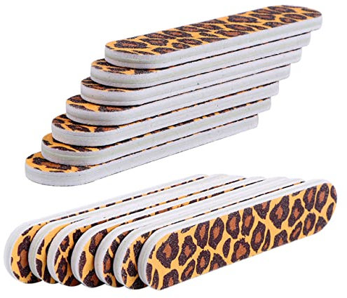 Healeved 100pezzi Mini Limette Per Unghie Strumenti Di Manicure Pratici e Accessori Per Nail Art Colori Casual Per Uso Domestico e Saloni Di Bellezza