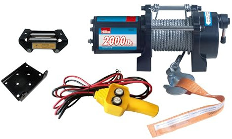 Hilka 88995900 900kg (2000lb) Electric Vehicle/Boat Winch