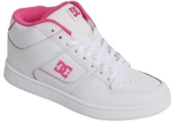 DC Shoes Manteca 4 Mid - Mid-Top Leather Shoes for Women - Mid-Top-Lederschuhe - Frauen - Weiss