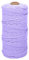 5mm x 100m Cordoncino in cotone macramè, cotone naturale Filo da Cucito per Lavorazioni Artigianali, Decorazioni, Arazzi, Tende, Tinta unita (viola chiaro, 5mm x 100m)
