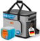 Kühltasche groß 30L + 6 Mini Kühlakkus – perfekt als Picknicktasche & Lunchtasche von BigDean
