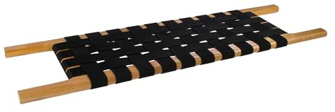 Kanu Sitz Seat Bank aus Eschenholz Front/Center/Rear - Gurtbandsitz Kanusitz mit Gurtflecht für Canoe Kanu Gurtflechtsitz (Eschenholz, 66x26cm)