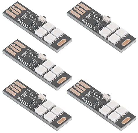 Marhynchus Super Mini USB Light Ultra Slim Multi Color Change Night 4 Kit de Retro de Retroiluminación de TV LED para Teclado Portátil