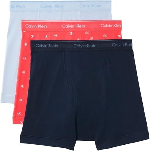 Calvin Klein Herren 3er Pack Boxershorts Briefs mit Logobund