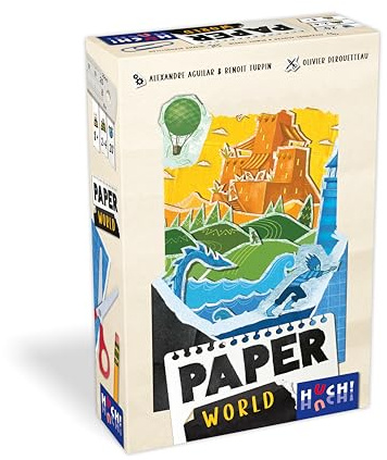 Huch!, Paper World - Juego de Mesa Creativo para paisajismo, emocionante Juego de Cartas con Estrategia, para 2 – 4 Jugadores a Partir de 8 años