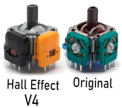 RetroRetter 2x Hall Effect V4 Sticks für PlayStation 4 (PS4) Controller - Analog Stick Drift Fix