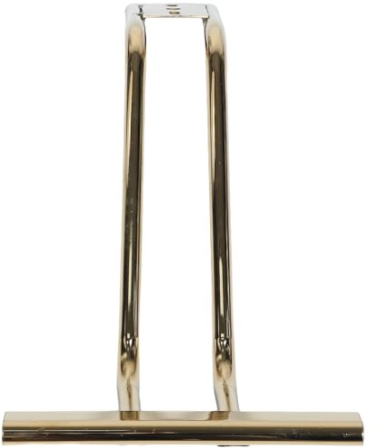 FRCOLOR Repose-pieds Doré Électroplaqué Épais pour Fauteuil de Coiffure, Accessoire Robuste et Ergonomique, Compatible Fauteuil Barbier et Salon de Beauté, Fournitures de Coiffure