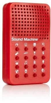 NPW Máquina de efectos sonoros - Juguete de pedos de broma - Rojo, a partir de 3 años.