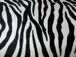 Mc-Stoff PANNESAMT Samt Zebra Stoff bedruckt Meterware