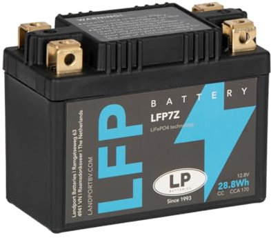 accossato ml lfp7z-711 batería de litio para zundapp KS 80 Super, 80