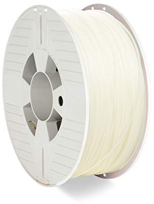 VERBATIM ABS-Filament 3D-Druck, 1,75mm, 1kg, Hochleistungs-Acrylnitril-Butadien-Styrol zur Materialextrusion, für 3D-Drucker und 3D-Stift, 3D-Drucker-Filament aus ABS, transparent