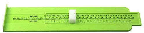 JS Homewares Green Foot sizer - All ages Children to Adults EU/UK shoe measure device